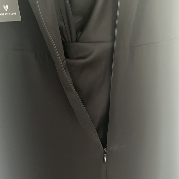 Lulus Long Black Dress, Never Worn - Picture 6 of 8